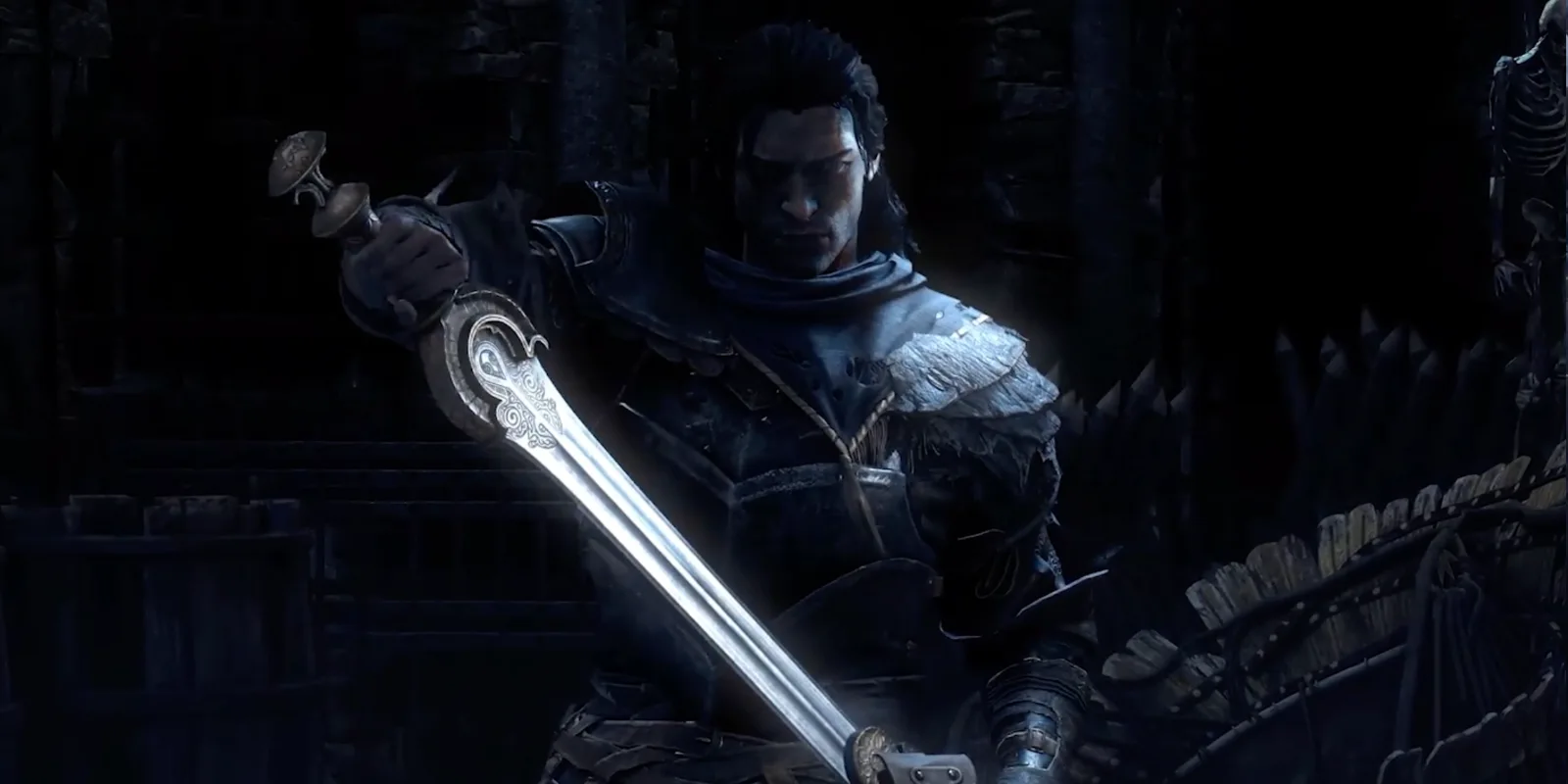Reveal trailer close-up of the new sword-wielding character shown during the Duelist reveal
